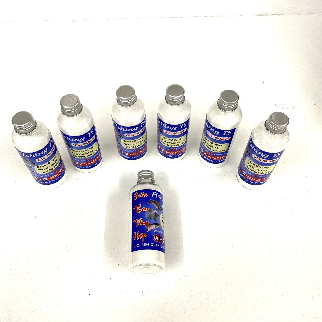 Mồi Câu Cá, Sữa Thơm Tổng Hợp Fising T5 Tăng Độ Thơm Và Hấp Dẫn Cá Cắn Câu