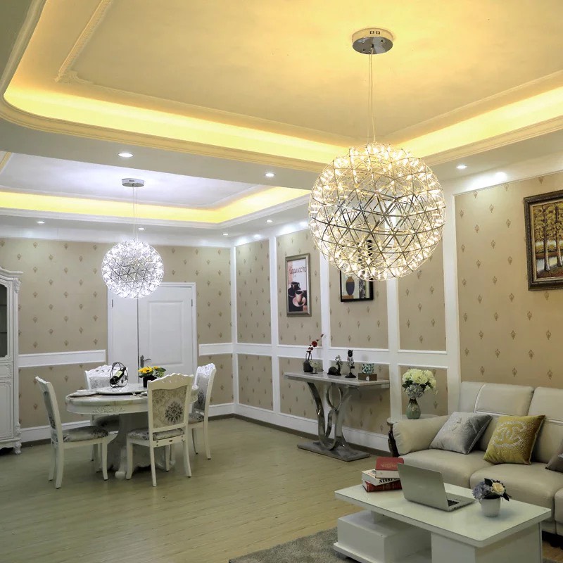 Đèn thả thông tầng Cầu Sao TAMOGA QAUY 5840 Cỡ 400mm