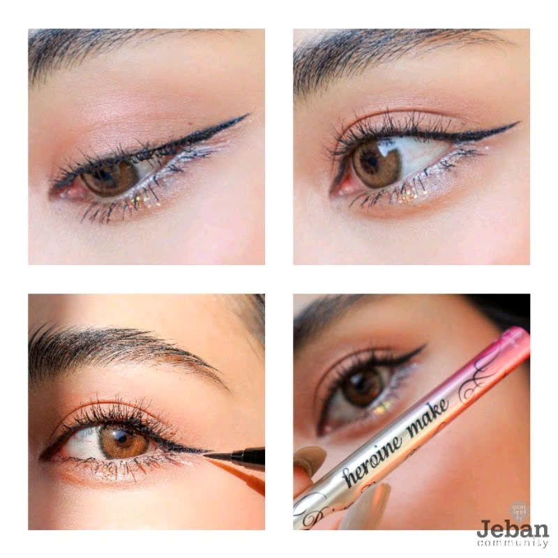 Bút Kẻ Mắt Nước Nét Siêu Sắc Mãnh Chống Trôi Kiss Me Horoine Make Prime Liquid Eyeliner Rich Keep