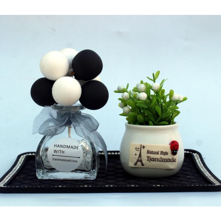 Set bình bông/ bình bóng trang trí taplo ô tô- Hoàng Đông shop