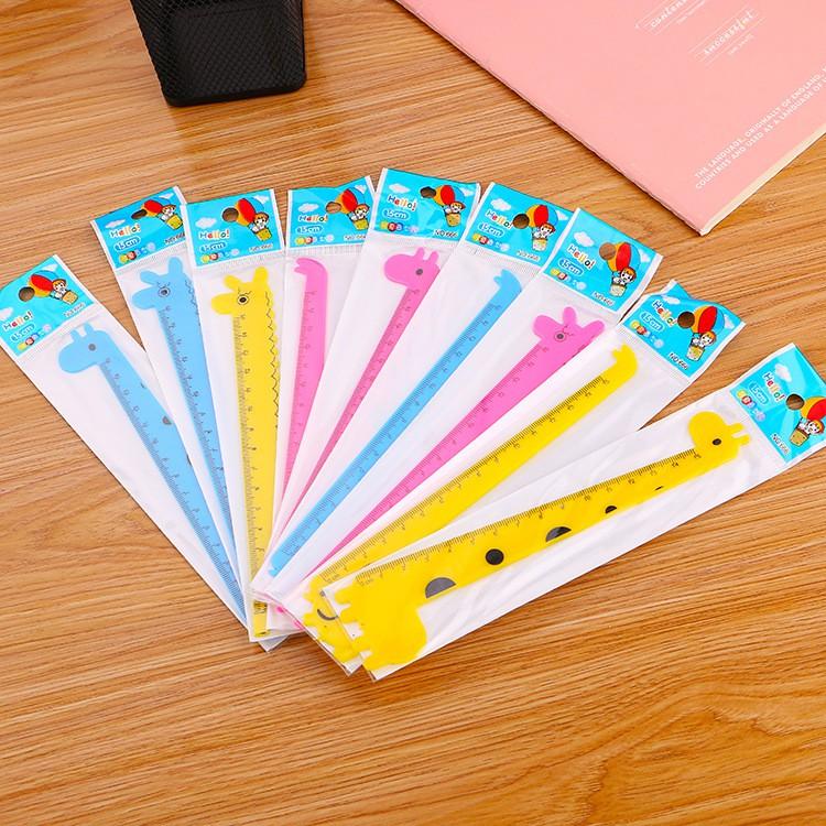 Thước động vật hươu/voi dễ thương 15cm đẹp