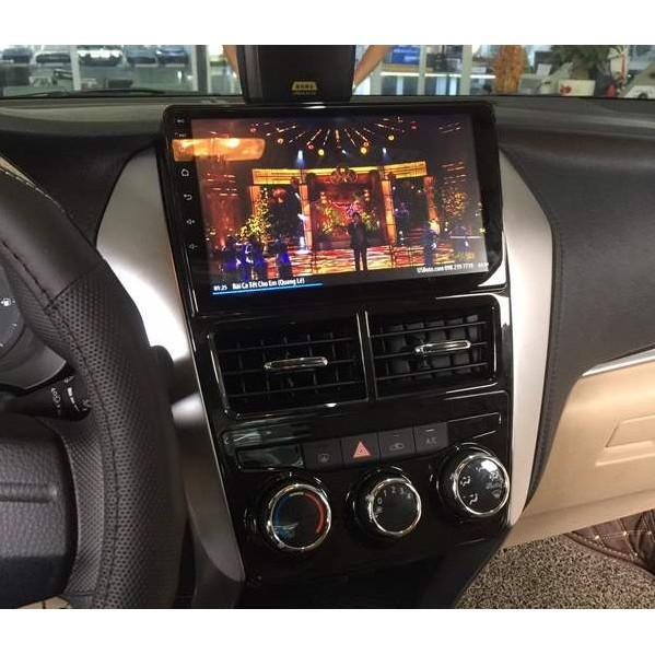 Màn Hình 9 inch Cho Xe VIOS 2018-2020, Đầu DVD Android Tiếng Việt Kèm Mặt Dưỡng Giắc Zin Xe TOYOTA VIOS