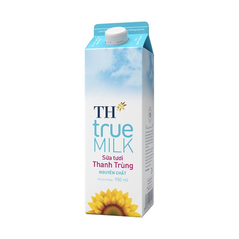 Sữa Tươi Thanh Trùng TH True Milk Nguyên Chất 950ML – 8935217404025