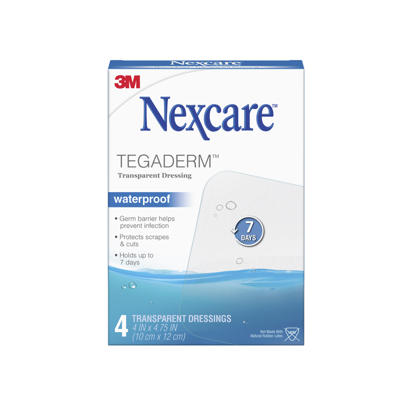 Hộp 4 miếng gạc vô trùng chống thấm nước Nexcare H1626, kích thước 101mm x 120mm