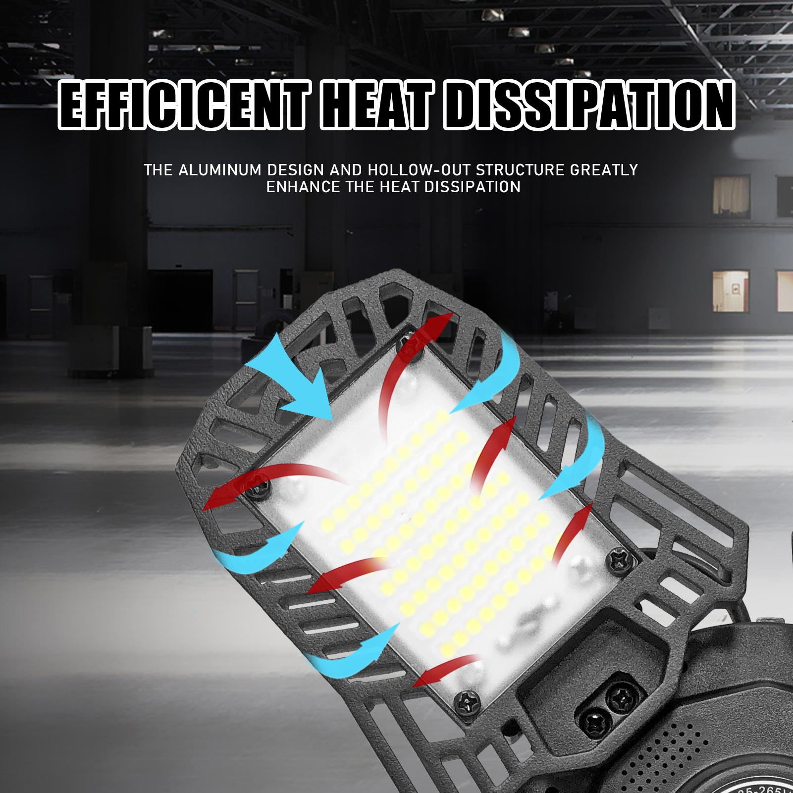 Đèn LED tiết kiệm năng lượng gắn trần nhà kho, nhà xưởng, 80-100W tùy chọn
