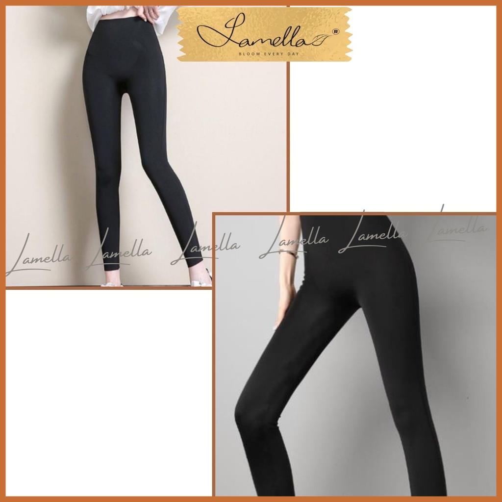 Quần legging nữ dài cạp cao bigsize cao cấp nâng mông LAMELLA QD02