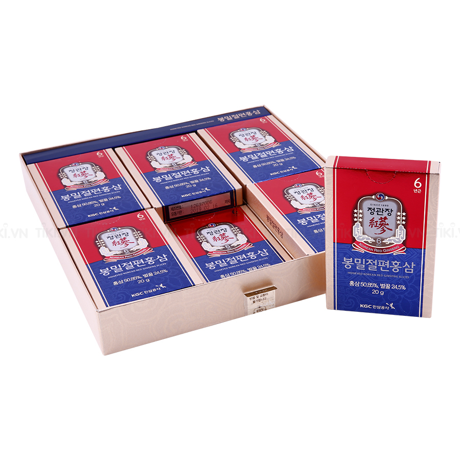 Thực Phẩm Bảo Vệ Sức Khỏe: Hồng Sâm Lát Tẩm Mật Ong - Honeyed Korean Red Ginseng Slices