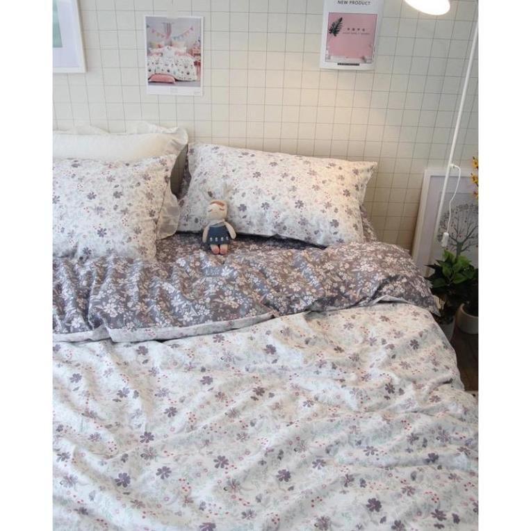Bộ chăn ga gối Cotton Living 100% Chăn ga gối đủ size giường nệm