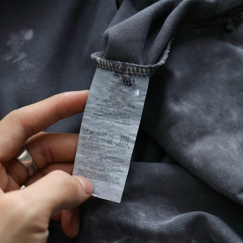 Áo thun polo D.I.E.S.E.L wash acid_chiến thuật_dã ngoại - kiểu 2