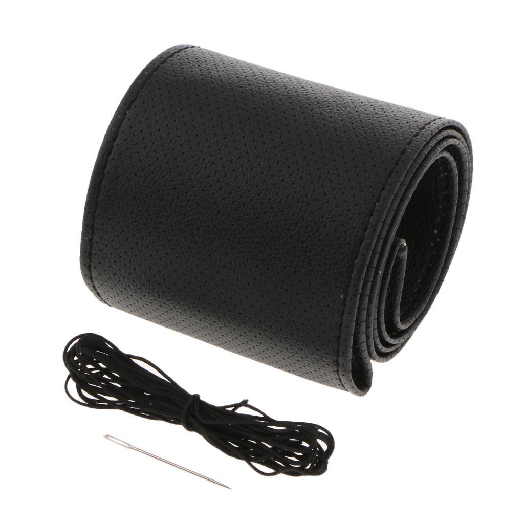 38cm Universal Car DIY Leather Steering Wheel  & Thread