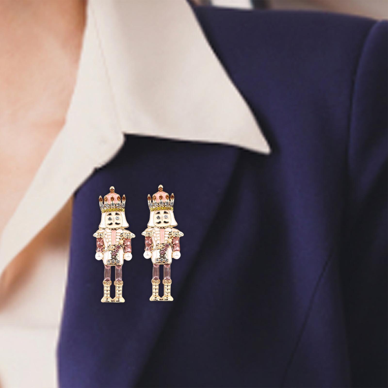 Trendy Cartoon Soldier Stud Earrings Zinc Alloy for Girl Engagement Wedding