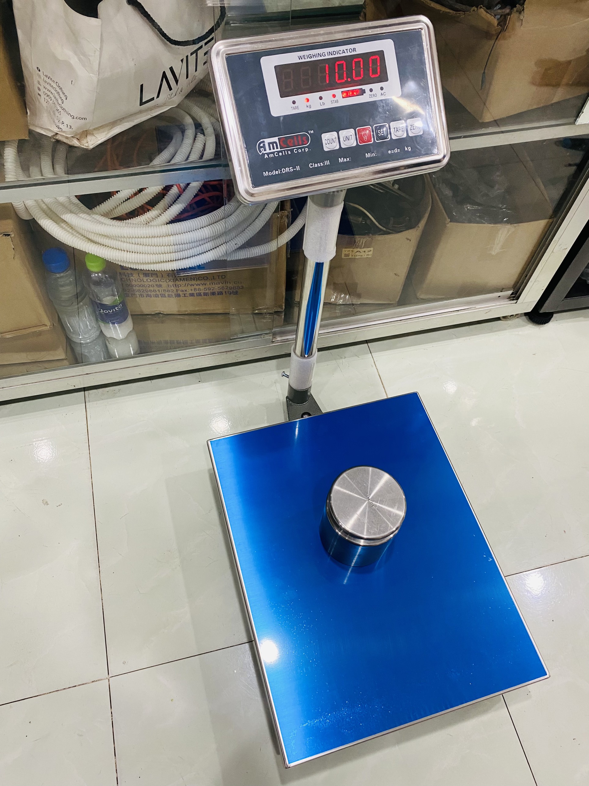 CÂN BÀN ĐỨNG GIÁ RẺ AMCELL DRS-II- MỨC CÂN 100KG