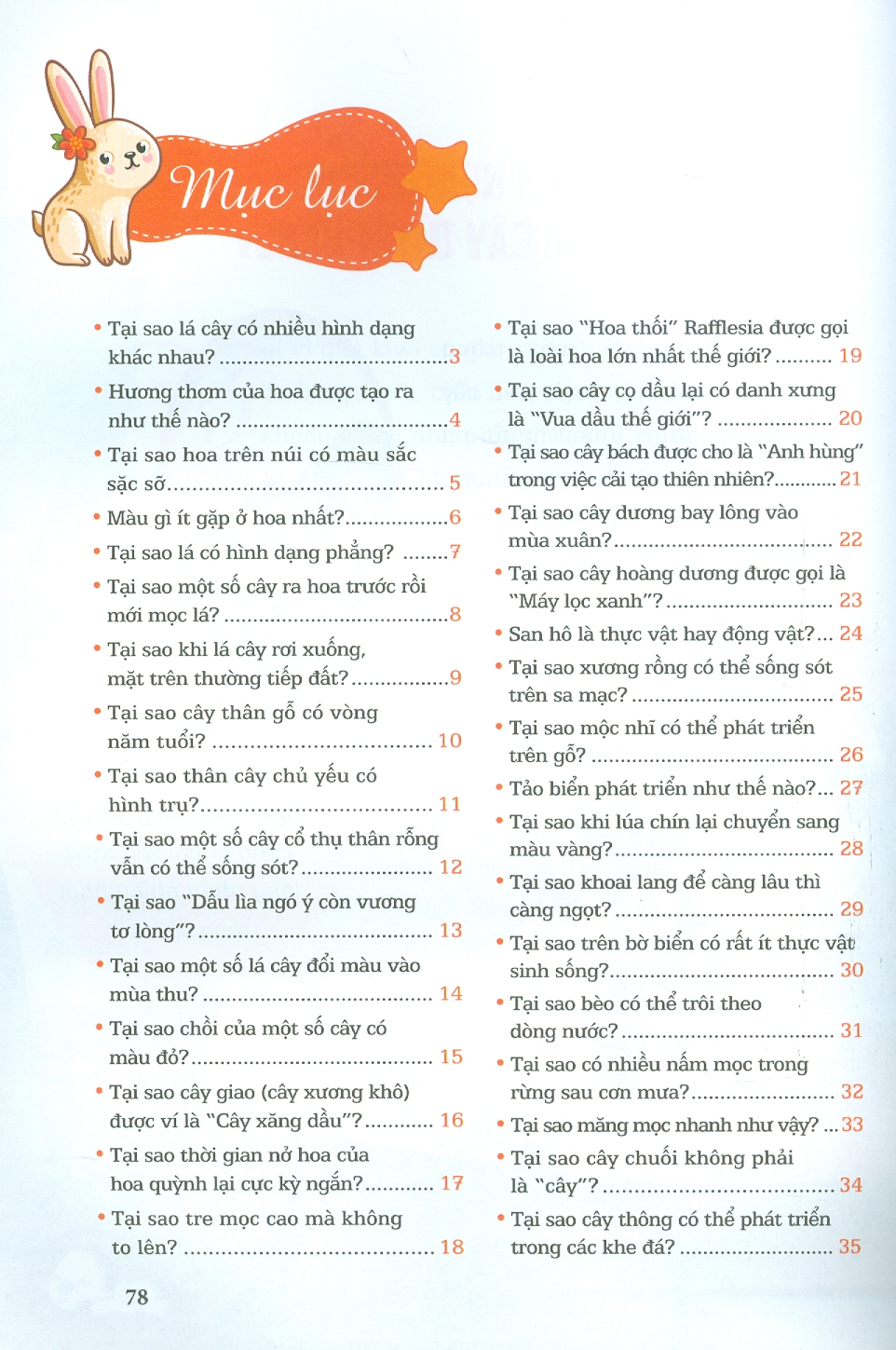Càng Hỏi Càng Thông Minh - 1001 Câu Hỏi "Tại Sao?" - Thế Giới Thực Vật