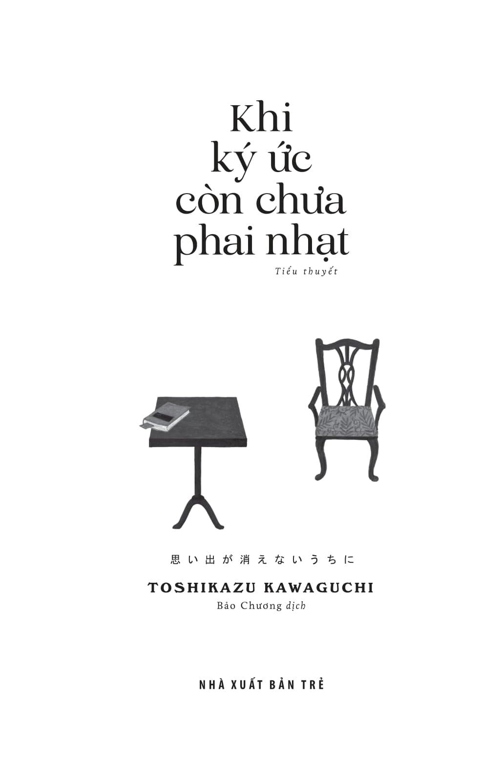 Sách - Khi Ký Ức Còn Chưa Phai Nhạt