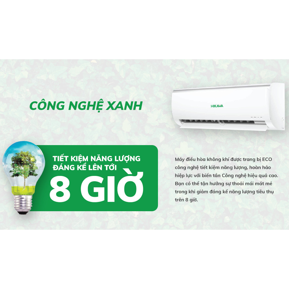 Máy lạnh Hikawa Inverter 2.5HP HI/K-VC25A - Chỉ giao HCM