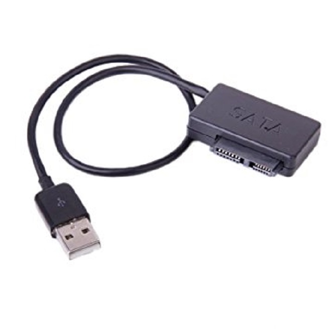 Cáp chuyển ổ DVD laptop ra cổng USB - Cable DVD to USB - Hàng chính hãng