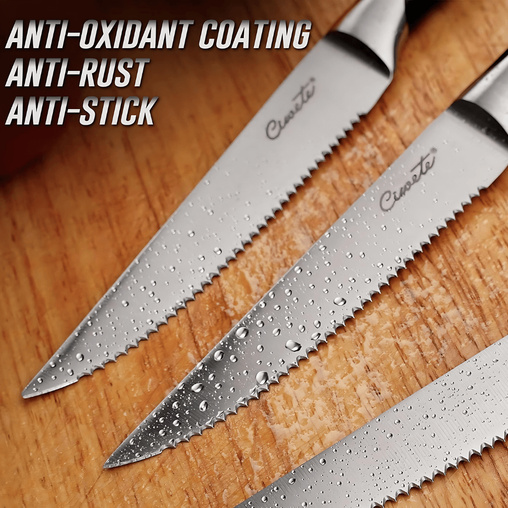 Bộ dao cắt steak 6 món cao cấp Ciwete hàng chính hãng