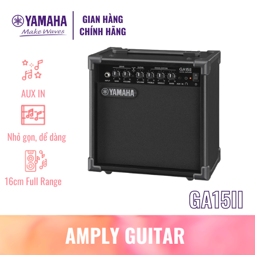 Amply Guitar YAMAHA GA15II - Thiết kế gọn nhẹ, sản phẩm chính hãng