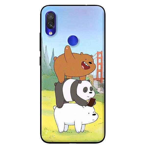 Ốp lưng in cho Xiaomi Redmi Note 7 mẫu Bộ Ba Chú Gấu - Hàng chính hãng
