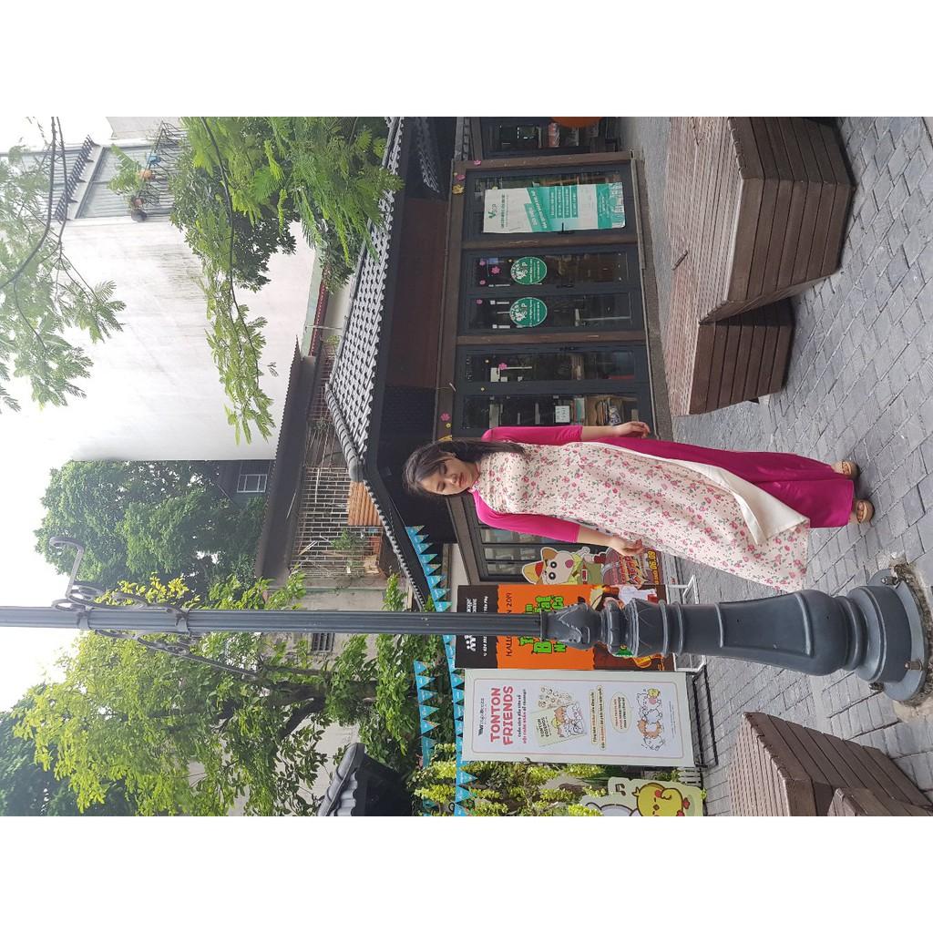 Áo dài hoa nhí