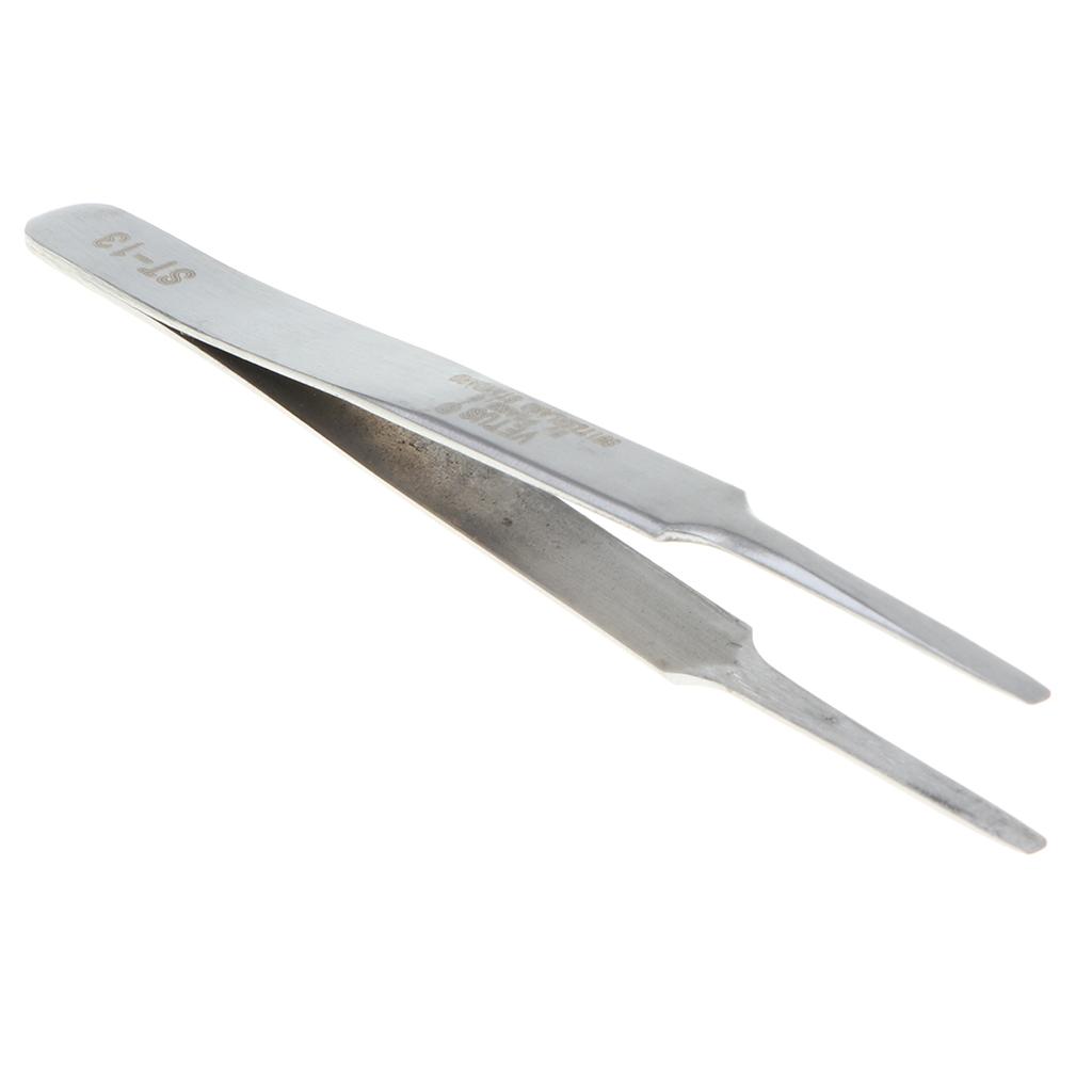 Precision Stainless Steel Tweezers for Phone Repair Tool Narrow Round Head