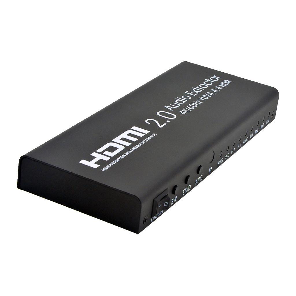 HDMI Audio Extractor Splitter to SPDIF Optical Stereo L / R Analog Converter