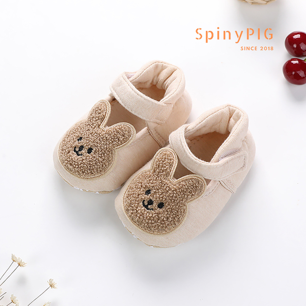 Giày tập đi cho bé 0-18 tháng tuổi 100% cotton hữu cơ tự nhiên không chất tẩy nhuộm chống trơn trượt hàng siêu xinh ơi