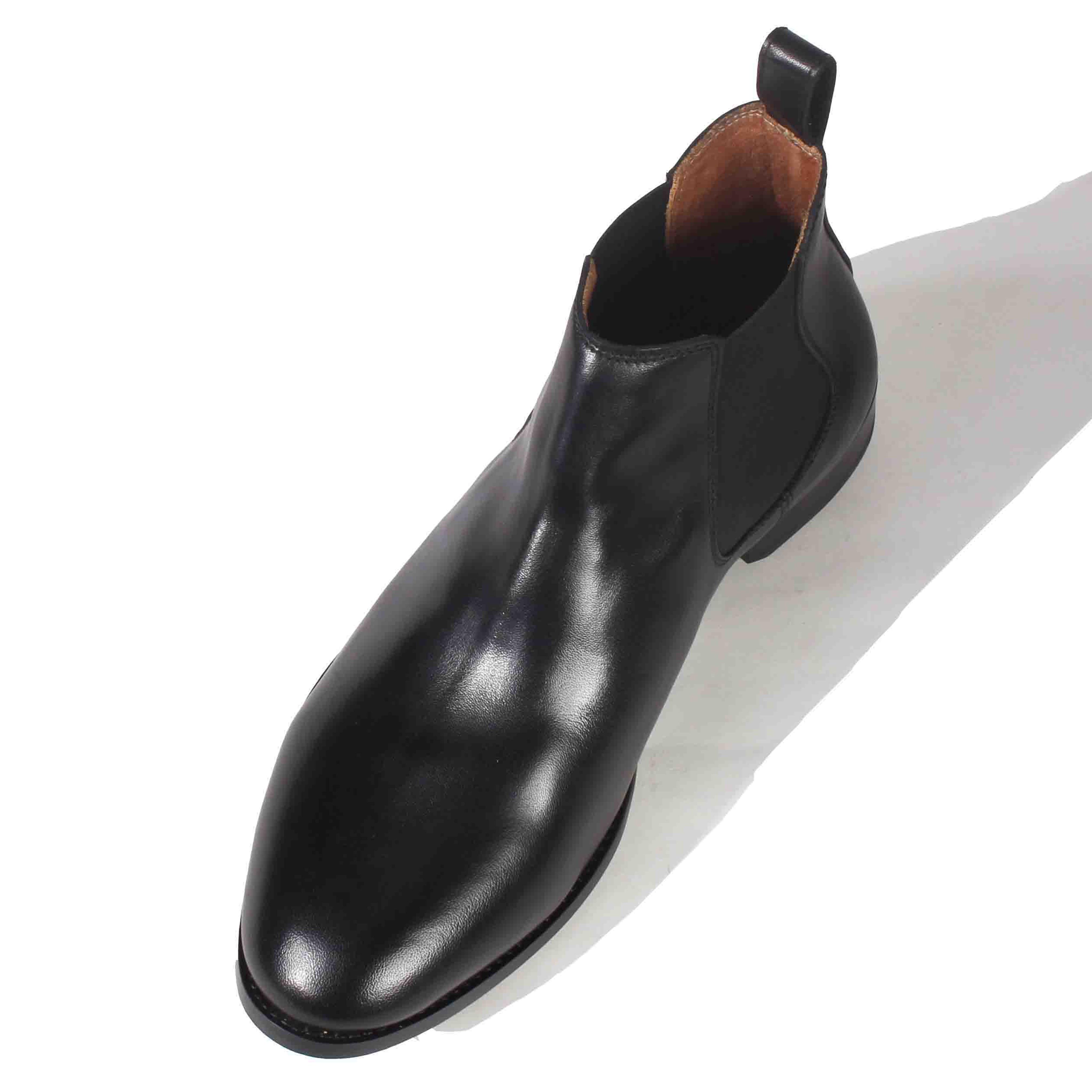 Giày Bốt Nam Banuli Da Bê Italian Chelsea Boots  H1CS1 (Da Veg Itali Mềm Dẻo, Đế Siêu nhẹ, Bảo Hành Trọn Đời)