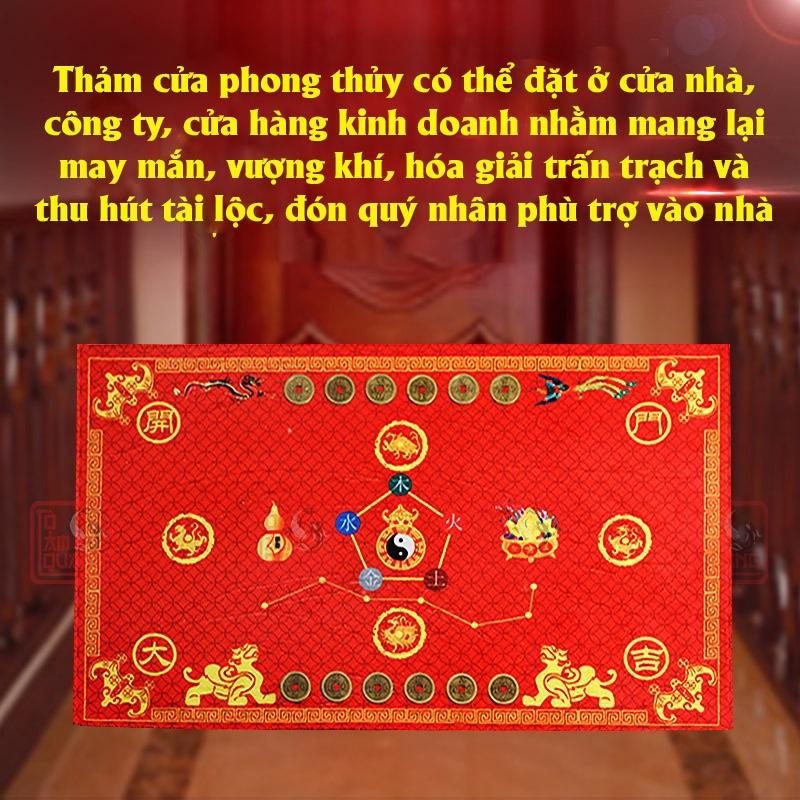 Thảm cửa phong thủy trấn trạch chiêu tài lộc đón quý nhân đa mẫu mã - TÔ TÂM QUANG