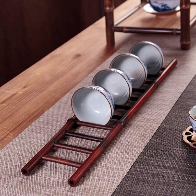 Kệ để bát bằng tre có sẵn