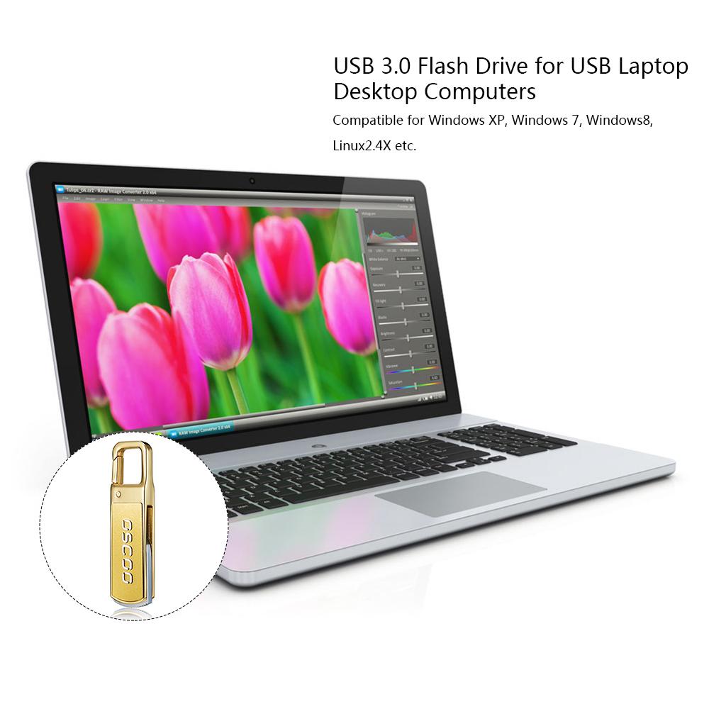  Ổ đĩa flash USB OSCOO USB 3.0 16GB Gậy bộ nhớ Swivel U Disk cho USB Máy tính xách tay Máy tính để bàn Windows XP / 7/8