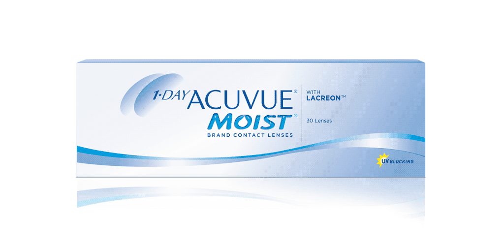 Kính áp tròng Acuvue- Moist loại sử dụng hằng ngày của Mỹ