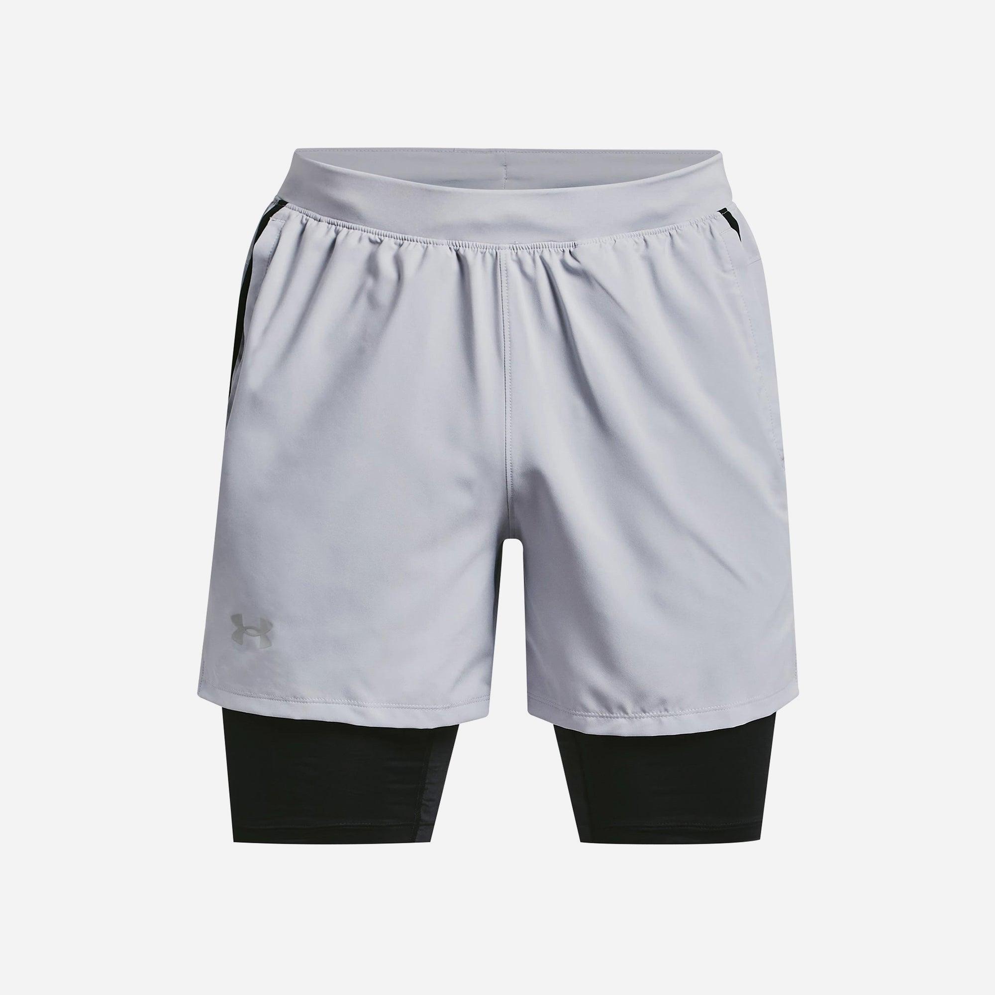 Quần đùi thể thao nam Under Armour Launch SW 5'' 2N1 Short - 1372631-011