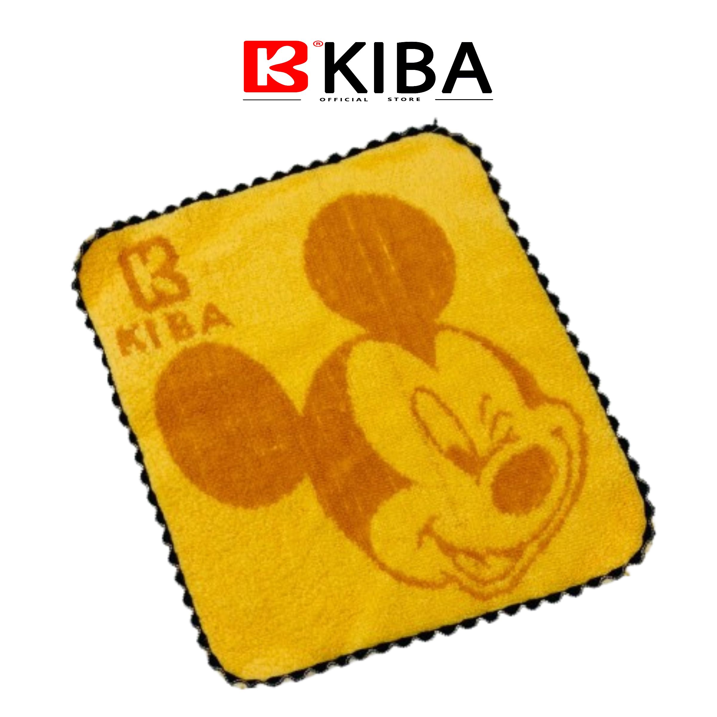 Khăn Mặt Trẻ Em Mầm Non Mickey, Cỡ 25cm x 25cm, Sợi Bông Mềm Mịn, Tự Nhiên, Công Nghệ An Toàn Cho Da Em Bé