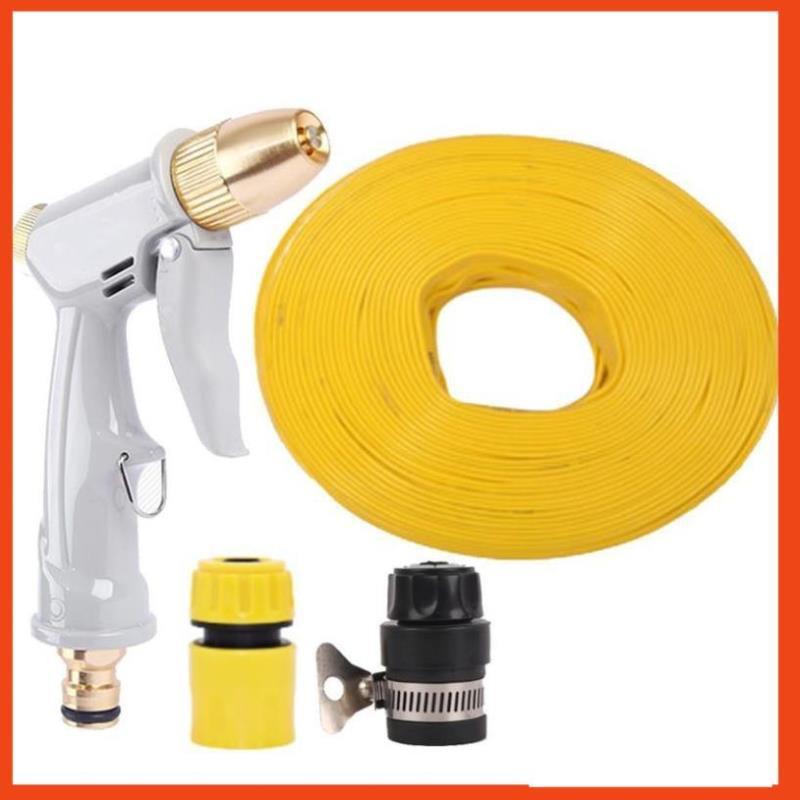Bộ dây vòi xịt nước rửa xe, tưới cây tăng áp 3 lần, loại 20m 206846