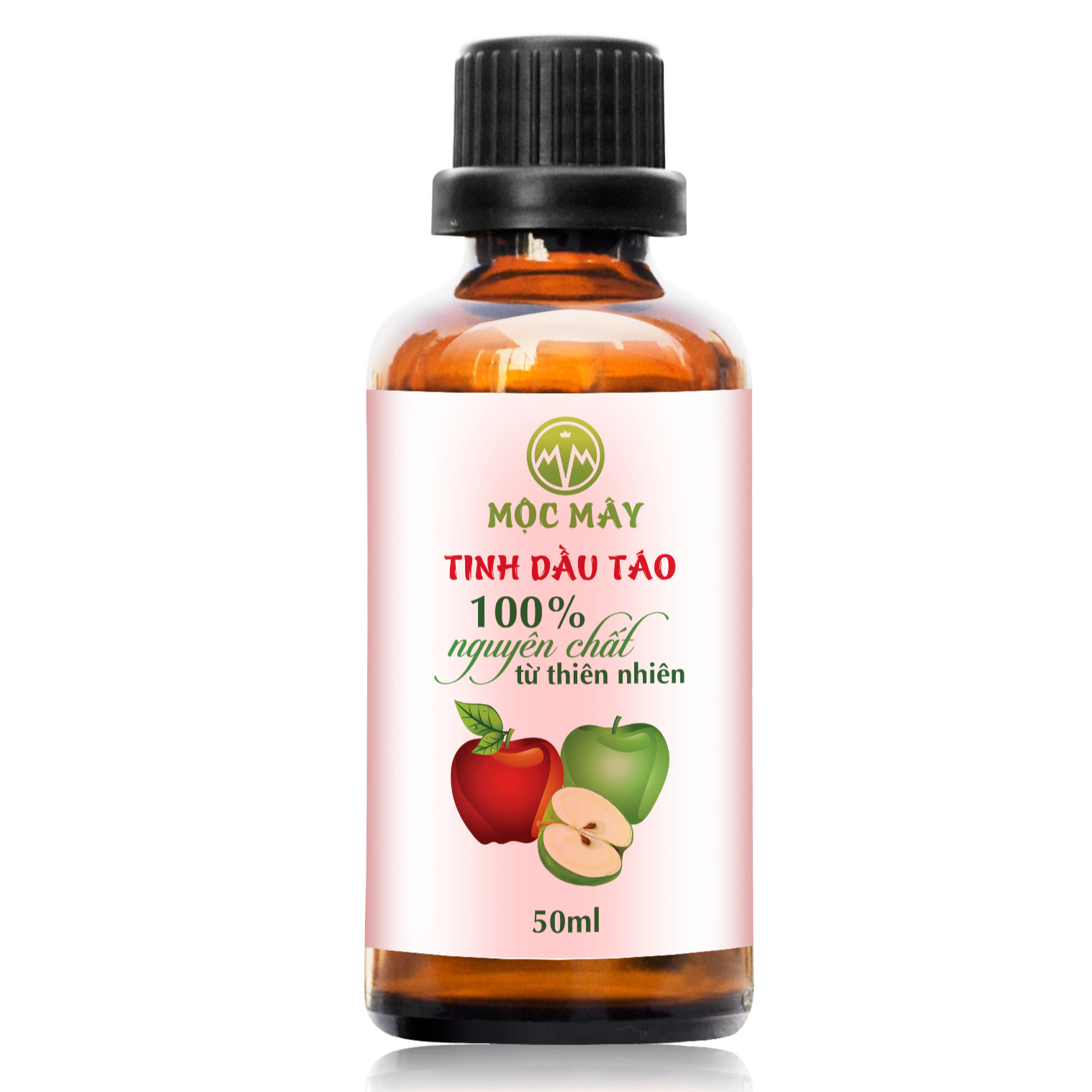 Tinh dầu Táo 50ml Mộc Mây - tinh dầu thiên nhiên nguyên chất 100% - chất lượng và mùi hương vượt trội - Có kiểm định