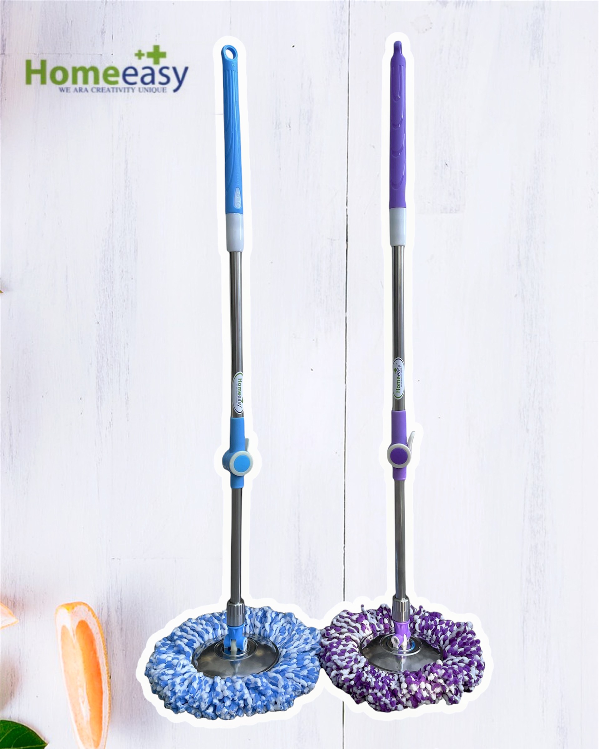 Cây lau nhà Homeeasy N1 - Tím, Xanh dương