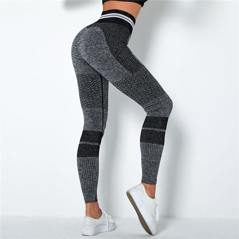 Cao Cấp Quần Legging Tập Yoga Năng Lượng Liền Mạch Quần Thể Thao Sọc Dệt Kim Tập Gym Quần Legging Nhanh Khô Chạy Quần Thoáng Khí Quần Leggin