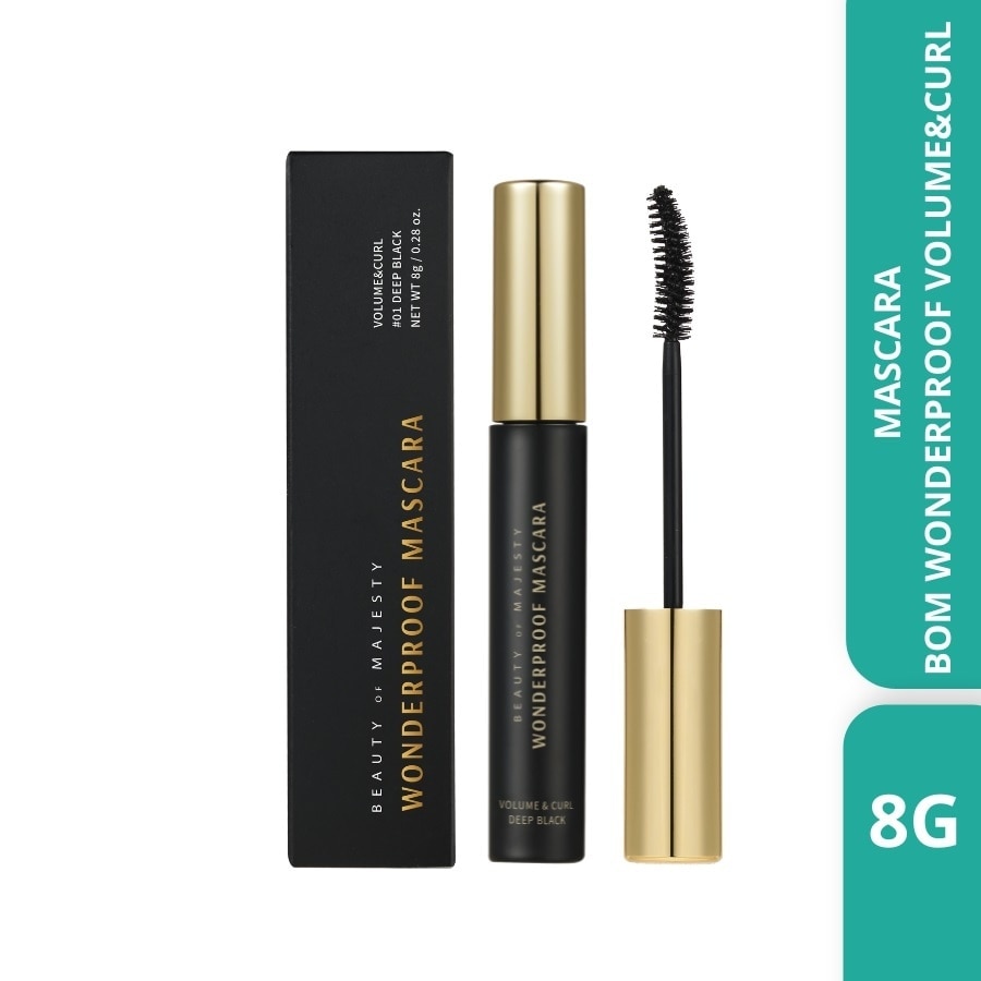 Mascara Bom Wonderproof Volume &amp; Curl 8g
