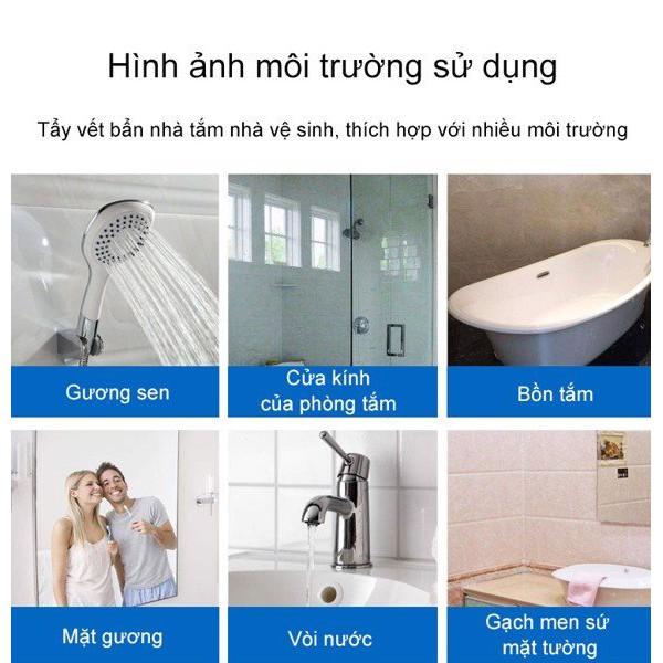 CHAI XỊT TẠO BỌT TẨY RỬA NHÀ TẮM NHÀ VỆ SINH BATHROM CLEANER 500 ML-KHỬ MÙI  DIỆT KHUẨN TẨY TRẮNG TOLET, SÀN NHÀ