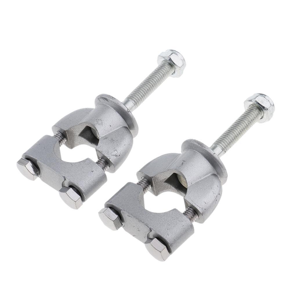 1 Pair 7/8" 22mm Handlebar Riser Clamp for Motorcycle ATV Dirt Bike