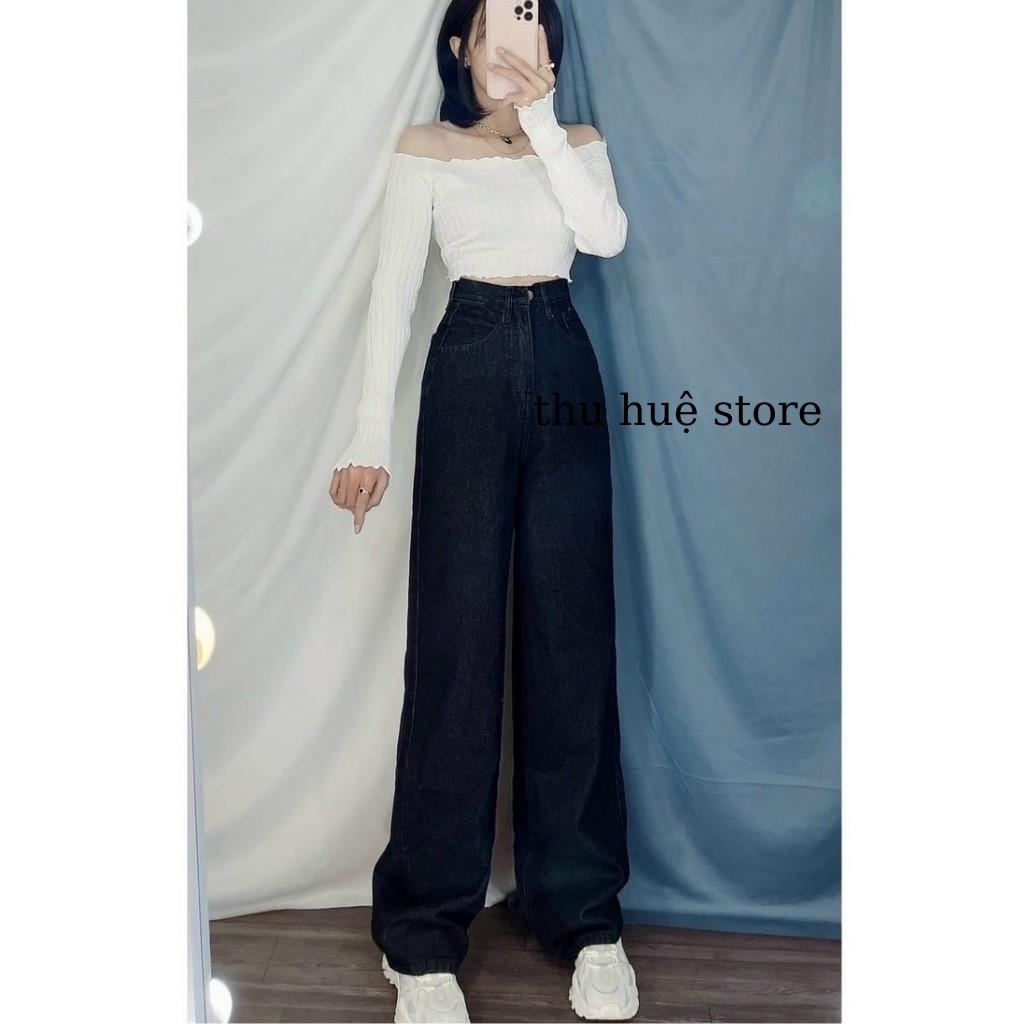 Quần Ống Suông Lưng Cao Kiểu Dáng Basic 2 Màu Cơ Bản
