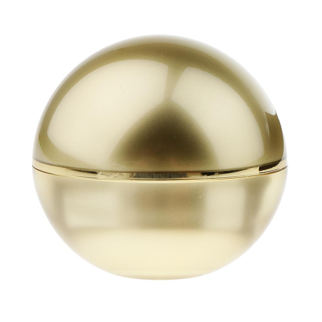 Quả Bóng Mỹ Phẩm Container đựng Kem Trang điểm Lọ Serum Lưu Trữ Bax Gold