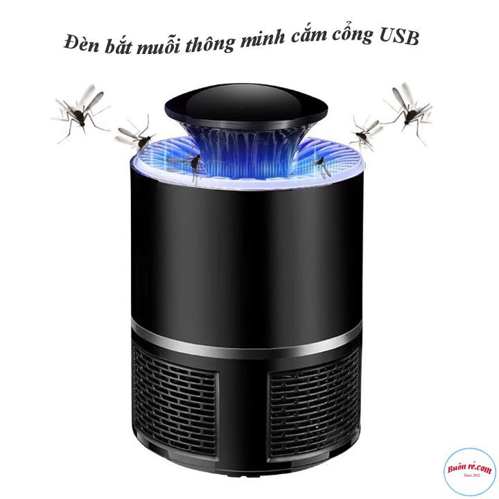 Đèn Bắt Muỗi Hình Trụ Thông Minh cắm cổng USB bảo vệ gia đình bạn - br00548