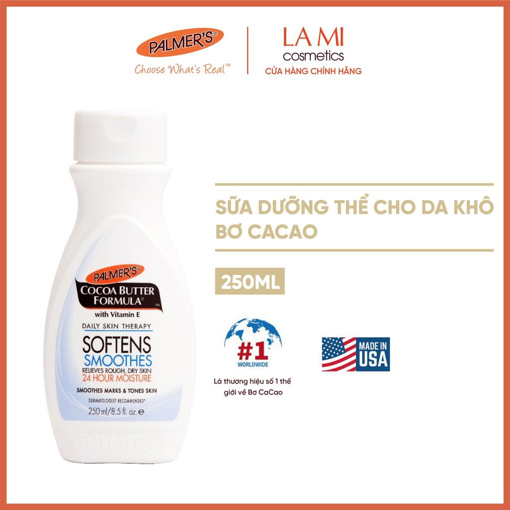 Sữa dưỡng thể Bơ Cacao dành cho da khô, sần, không nhờn rít Palmer's 250ml