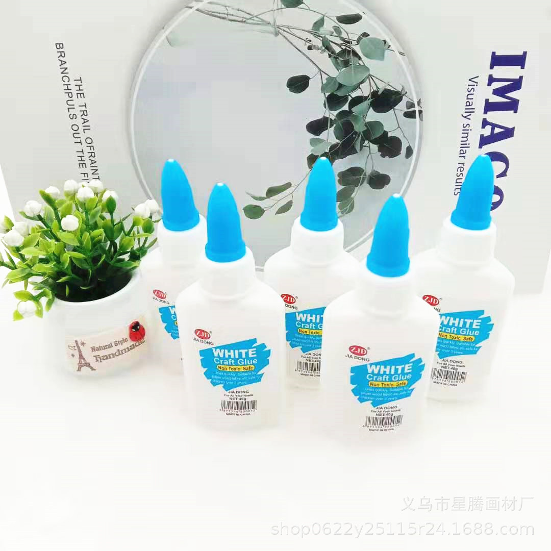 Keo sữa trong suốt 40ml dán gỗ, vải, giấy làm đồ thủ công, DIY an toàn cho người sử dụng