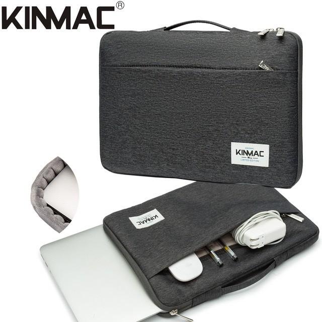 Túi đựng laptop, macbook chống sốc, chống nước chính hãng kinmac. Túi laptop nam có quai đeo size 13-17inch