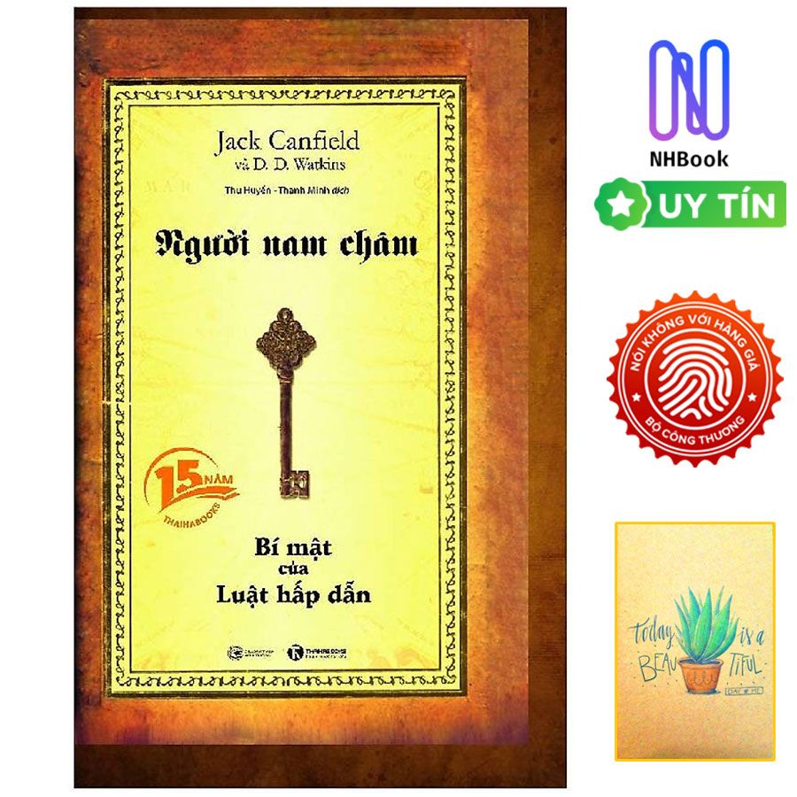 NGƯỜI NAM CHÂM – Bí mật của luật hấp dẫn -  Bìa cứng- [15 năm Thaihabooks] - Tặng sổ tay