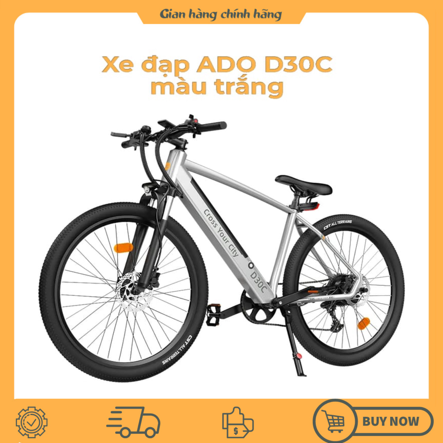 Xe đạp điện trợ lực ADO D30C Lite