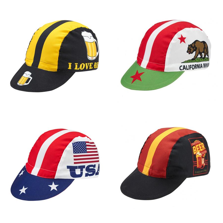 Retro Cycling Cap QUỐC GIA Mũ xe đạp Cycling Balaclava Gicilism Hombre Color: 06